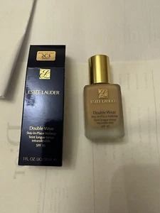 ESTEE LAUDER DOUBLE WEAR FOUNDATION 2C3 FRESCO/30ml/BIRTHDAY/Travel/Free GIFT - Foto 1 di 5