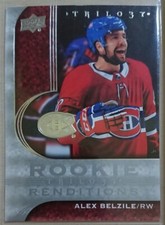 Alex Belzile Rookie Renditions - Montreal Canadiens - 2020-21 Upper Deck Trilogy