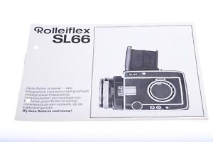 ✅ ROLLEI, ROLLEIFLEX SL66 APPAREIL PHOTO FILM GUIDE PRODUIT ORIGINAL BROCHURE NÉERLANDAIS 123