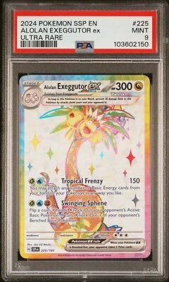 Alolan Exeggutor ex 225/191 Sv08: Surging Sparks Holo - Image 1 of 2
