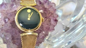 Reloj para mujer de cuarzo suizo Movado Zenith vintage raro esfera museo 7 joyas - Imagen 1 de 10