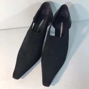 Donald J Pliner Damen-Pfennigabsatz schwarz spitz zulaufend 2,5 Zoll Größe 8M - Bild 1 von 7