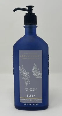 NEW Bath & Body Works Aromatherapy Sleep CEDARWOOD + VANILLA Body Lotion 6.5 oz - Image 1 of 2