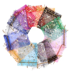 100PCS Storage Bags Bags Spices Bag Candy Mesh Pouches Favor Pouches - Picture 1 of 11
