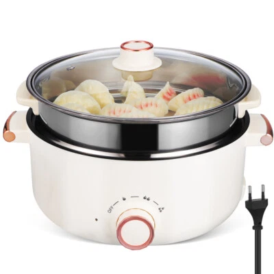 Reiskocher Elektrische Pfanne Multipfanne Bratpfanne Cooker Hot Pot Dampfer 4 L - Bild 1 von 4