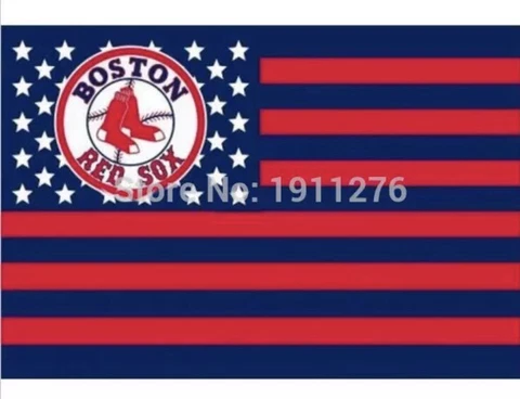 Boston Red Sox 3x5 Ft American Flag Baseball New In Packaging Cover