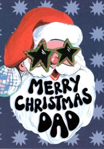 ELEANOR BOWMER WEIHNACHTSGRUSSKARTEN Frohe Weihnachten Papa YULE CARDS - Bild 1 von 8