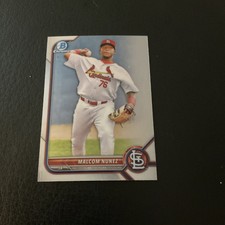 2022 Bowman BCP-42 Malcom Nunez   St. Louis Cardinals  Baseball Card