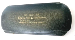 Vintage Dr. Kagan Optometristen & Optiker Brille Hartschale Elgin ILL - Bild 1 von 3