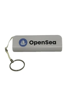OpenSea Power Bank Portable External Battery Backup Rare Marketplace Swag - Picture 1 of 4