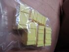 5 x Licefa Yellow ABS Compartment Box, 21mm x 42mm x 29mm BMR1 2871185