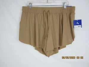 Joy Lab Women's Mid Rise Brown Lightweight Shorts XL - Picture 1 of 11