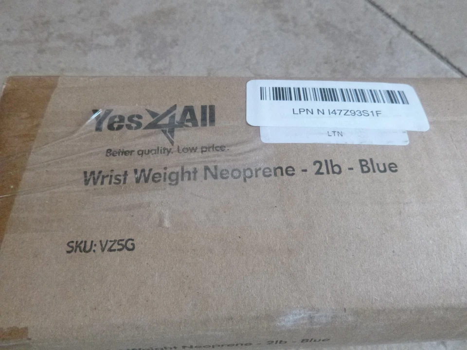Par de pesos de pulso/tornozelo Yes4All para mulheres, homens, ajustáveis! 2 lb x 2, azul! - Imagem 1 de 1