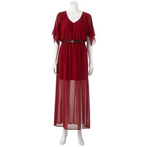 HeartSoul Women's Maxi Dress and Coordinating Belt (Small or Medium) - Picture 1 of 1