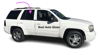 Se adapta a: Chevrolet Trail Blazer 02-2009 pasajero puerta trasera derecha ventana vidrio/oscuro Foto 1 de 4