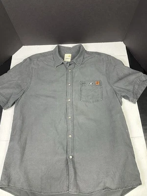 Camisa Solaris Exterior Manga Corta Abotonada Gris Talla Grande Foto 1 de 4