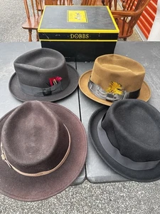Cowboyhut 4 Stück Stetson Carlala Danbury Cowboyhut Vintage Größe 7 1/4 3C - Bild 1 von 10