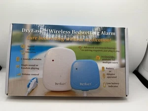 DryEasy Plus Wireless Bedwetting Alarm Safe Easy Vibration 6 Sounds Dry Easy -B1 - Picture 1 of 4