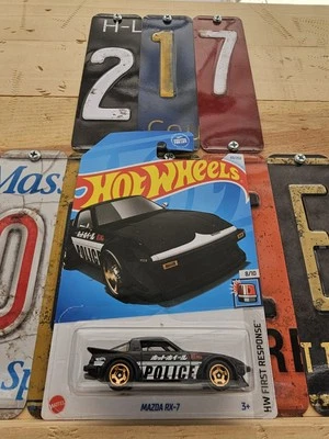 Mazda RX-7 negro Hot Wheels Foto 1 de 2