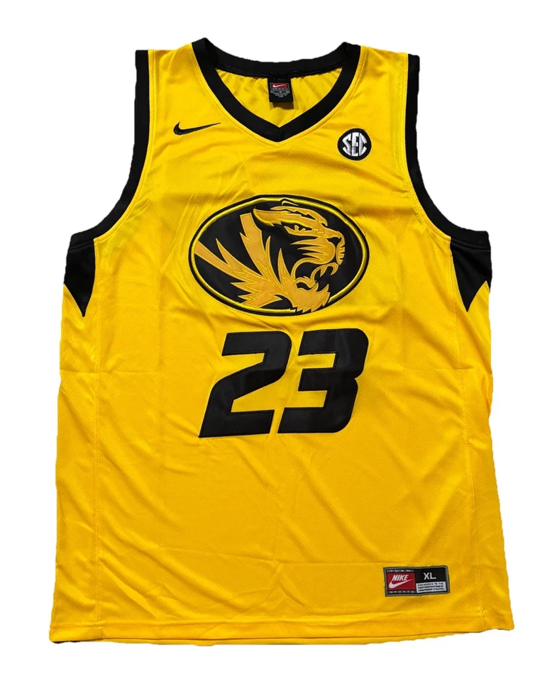 Nike Missouri Tigers Basketball Jersey. Mens XL. Gold. NCAA. Mizzou. - Image 1 of 4
