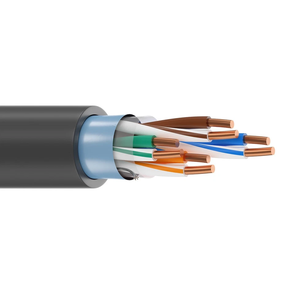 500' Belden 7958A 24 AWG 4p Cat 5e DATATUFF 600v AWM Rated Twisted Pair Cable