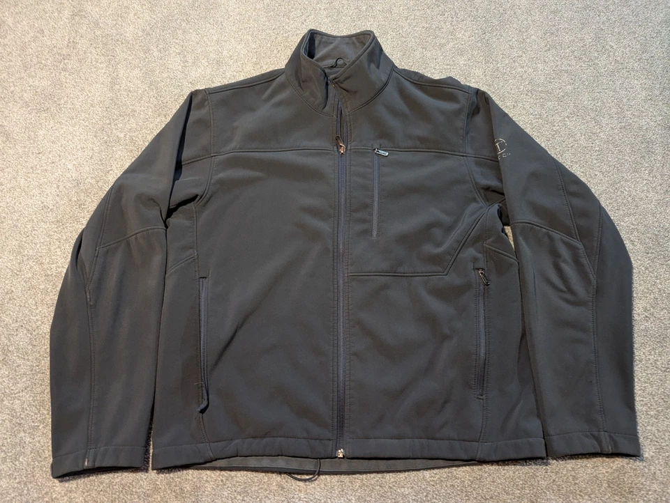 Chaqueta Tumi Tech Para Hombre Grande Gris Softshell Rompevientos Abrigo Forrado de Vellón Exterior Foto 1 de 4