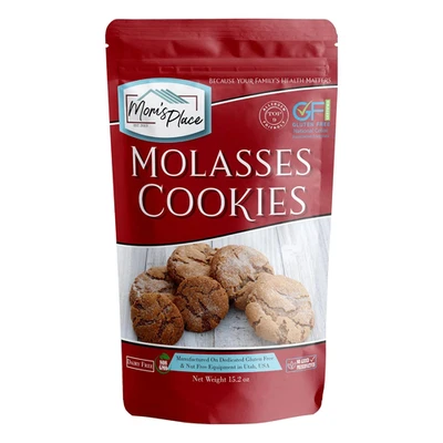 Mezcla de galletas de melaza sin gluten Mom’s Place, hornear postres, fácil de hacer, 22 se Foto 1 de 4