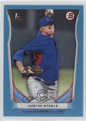 2014 Bowman Draft Blue /399 Justin Steele #DP120 - Image 1 of 2