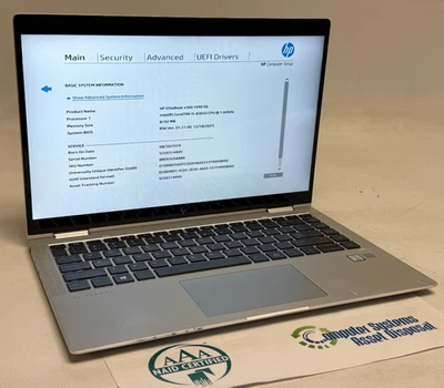 HP EliteBook x360 1040 G5 2in1 (i5-8350u - 8GB RAM - 256GB SSD - Win11Home) * - Image 1 of 4