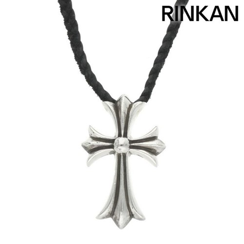 CHROME HEARTS Collana uomo cuori cromati CH CRS SML BC piccola croce punta bolo con argento usata 13