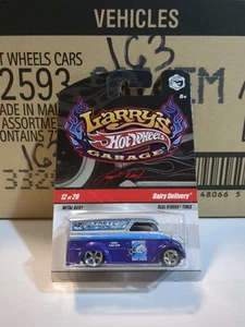 Hot Wheels Larry's Garage Dairy Delivery SIGNIERT (CHASE) LILA/SILBER - Bild 1 von 6