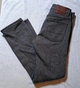 Gustin Harris Tweed Straight Gray Herringbone Wool Pants | 31x34 USA California - Bild 1 von 12