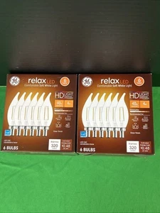 2 GE LED High Definition Relax Soft White 40W Eqv. Decorative Light Bulbs 6Ct EA - Picture 1 of 8