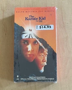 KARATE KID PART III (1989) Sealed VHS RCA Martial Arts Action Teen Drama Sports - Imagen 1 de 9
