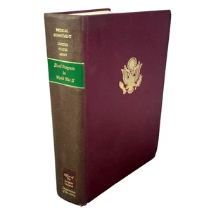 US Army Blood Program WWII guerre de Corée ministère médical HC livre chirurgien général 1982 - Photo 1/23