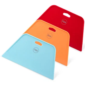 Wallpaper Smoothing Squeegee Wallpaper Smoother Tool Three Hardness Card Scraper - Picture 1 of 28