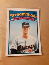 1989 Topps Glossy Dream Team #7 DAVE GALLAGHER Chicago White Sox Baseball (NM)