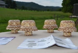 Temp-tations Old World Set of 4 Mini Convertible Bakers - Brown - Picture 1 of 12