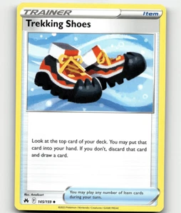 Pokemon Trekking Shoes 145/159 Crown Zenith Uncommon - Picture 1 of 1