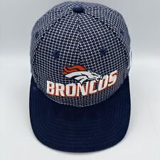 Denver Broncos Strapback Hat Logo Athletic Adjustable NFL Pro Line Vintage Blue