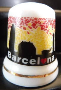 * Dé à coudre Thimble - ESPAGNE BARCELONA - Imagen 1 de 2