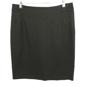 J. McLaughlin schwarzer Damenrock Größe 4 ~ 21" Viskose/Polyester/Elasthan - Bild 1 von 3