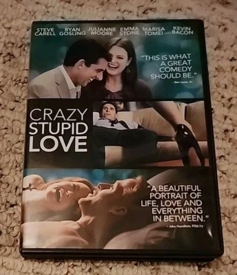 CRAZY STUPID LOVE DVD. Steve Carell, Ryan Gosling, Emma Stone, Julianne Moore - Image 1 of 3