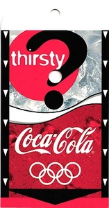 1976 OLYMPIC FREE COCA-COLA VENDING MACHINE CARD FROM OPENING CEREMONIES - Picture 1 of 2