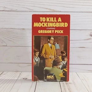 To Kill a Mockingbird VHS Tape 1962 Drama Gregory Peck 1987 MCA Release - Picture 1 of 13
