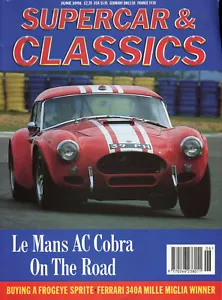 Supercar Classics June 1991 AC Cobra Frogeye Sprite Talbot Lago Lancia Aprilia - Imagen 1 de 1