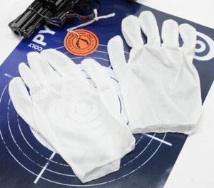 Guanti da ispezione bianchi, orlati, ambidestri - Foto 1 di 1