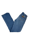 Wrangler Men's Straight Regular Jeans Size W32 L38 Blue