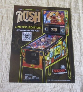2022 STERN RUSH LE PINBALL FLYER - Picture 1 of 2