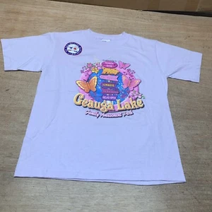 NWT Vintage Geauga Lake Graphic Souvenir T-Shirt Youth Medium (10-12) - Picture 1 of 6